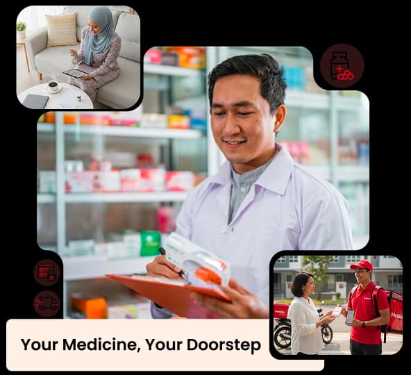 Order medicines and access quick online pharmacy delivery in Malaysia for fast, safe, and healthcare