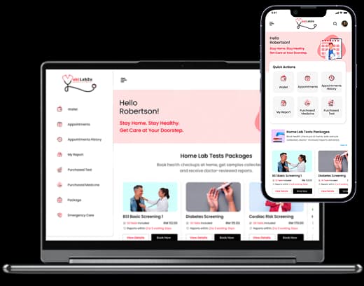 MobiLab2U - Best Digital Healthcare Platform in Malaysia Best home healthcare platform offering lab tests, consultations, & medicine delivery in Malaysia